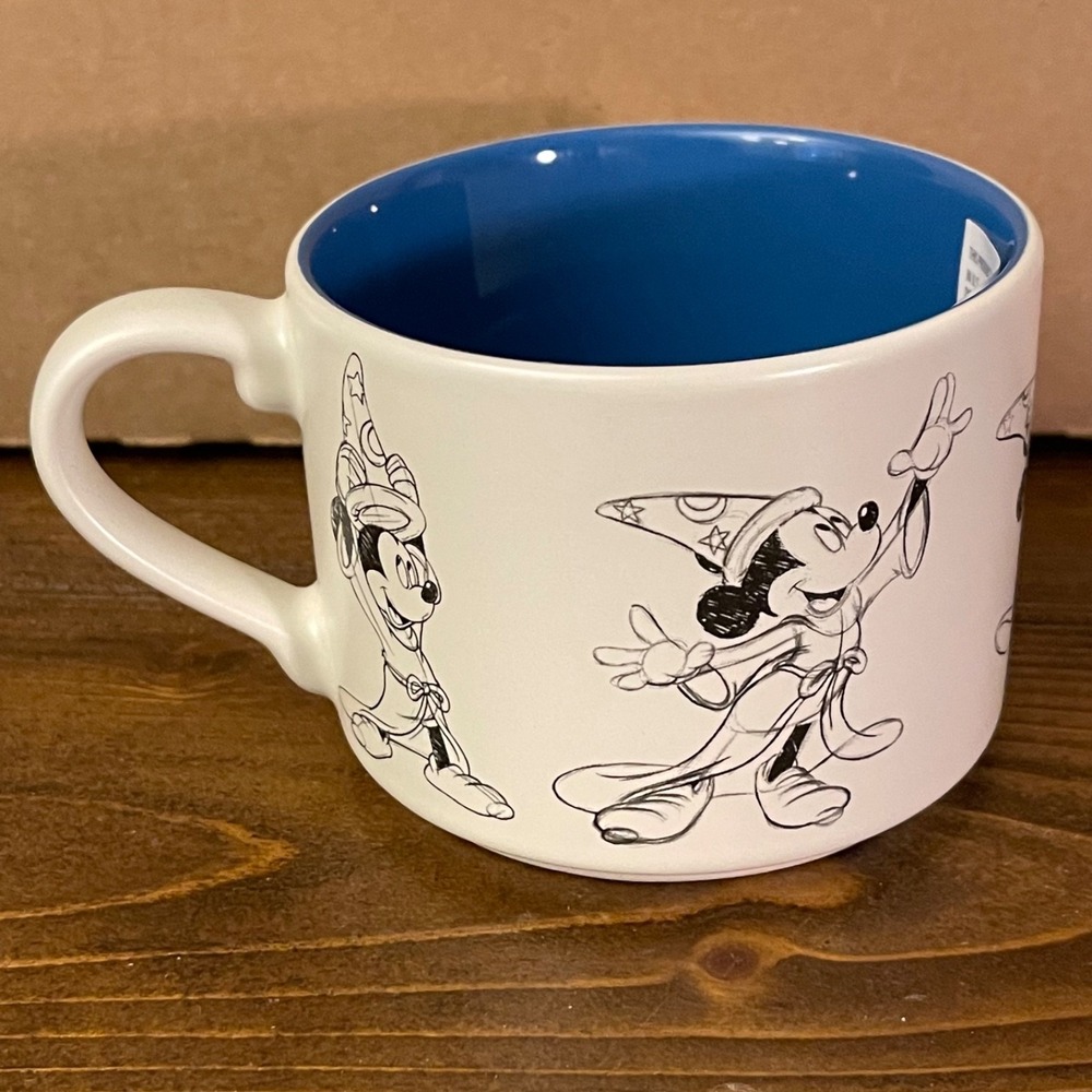 Disney Parks Sorcerer Mickey Mouse Animation Fantasia Coffee Mug New With Tags